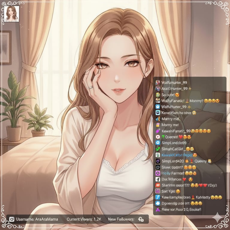 Cover art for Friends Mom is my Oshi?!, a vtuber adventure on AI Dungeon