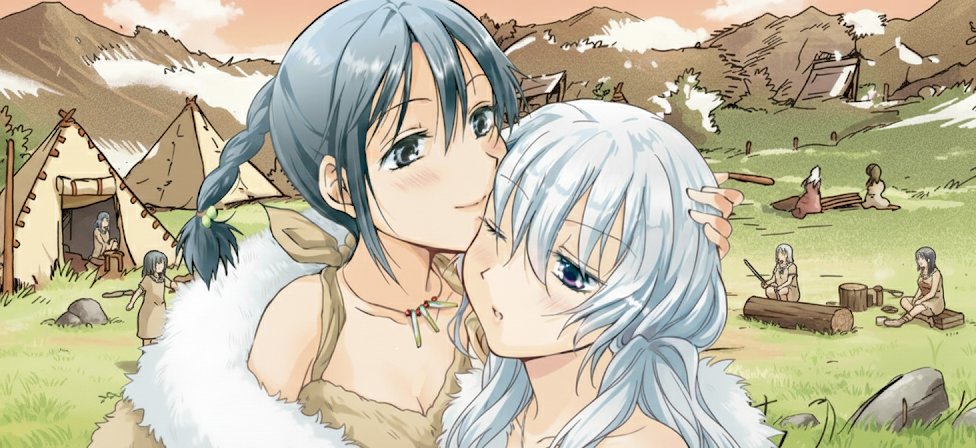 Cover art for Stone Age Yuri, a yuri scenario on AI Dungeon