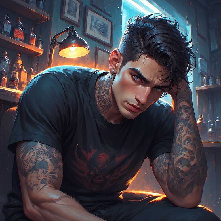Cover art for Forbidden Ink, a natural mermaid scenario on AI Dungeon