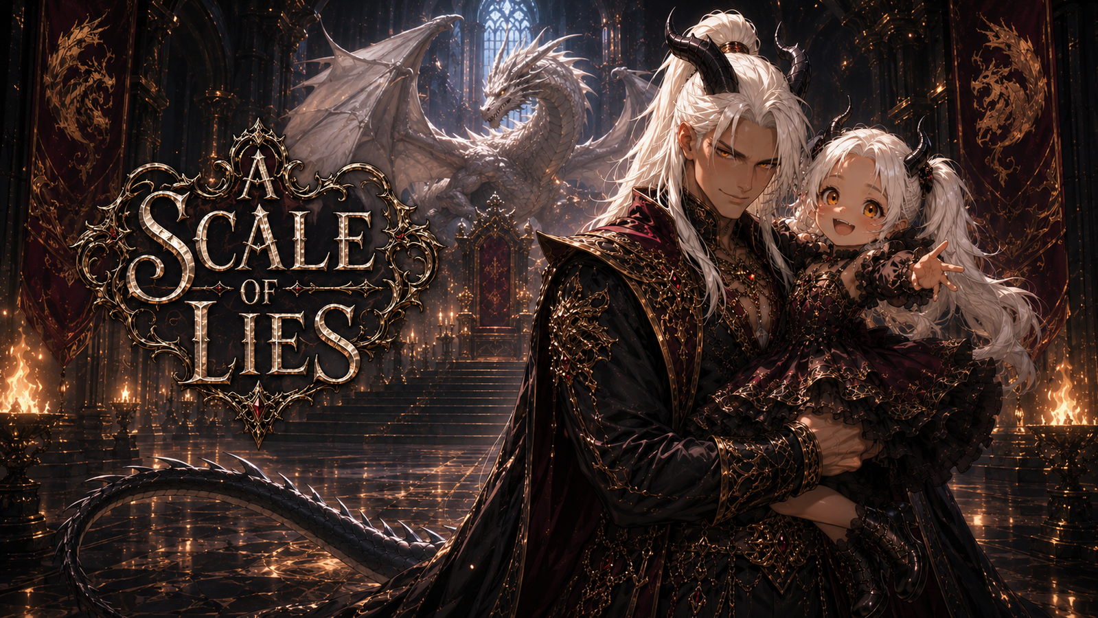 Cover art for A Scale of Lies, a savehusbandos scenario on AI Dungeon