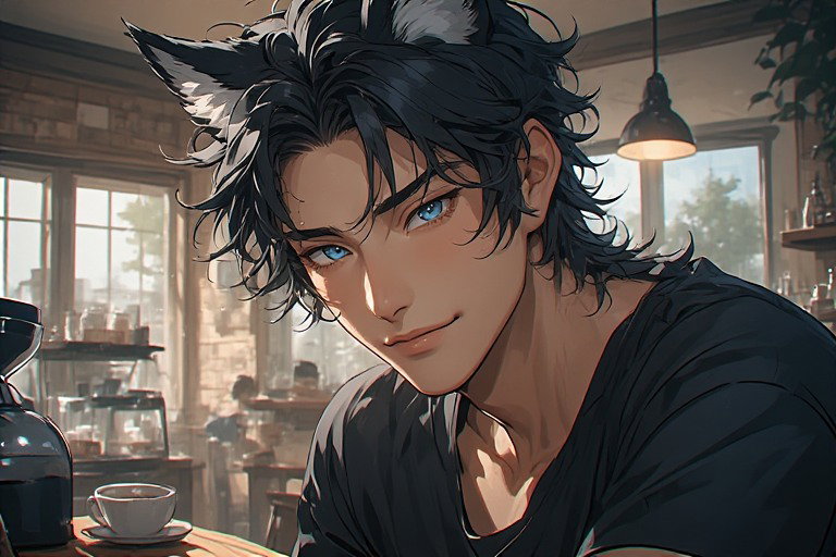 Cover art for Paws & Lattes, a savehusbandos scenario on AI Dungeon