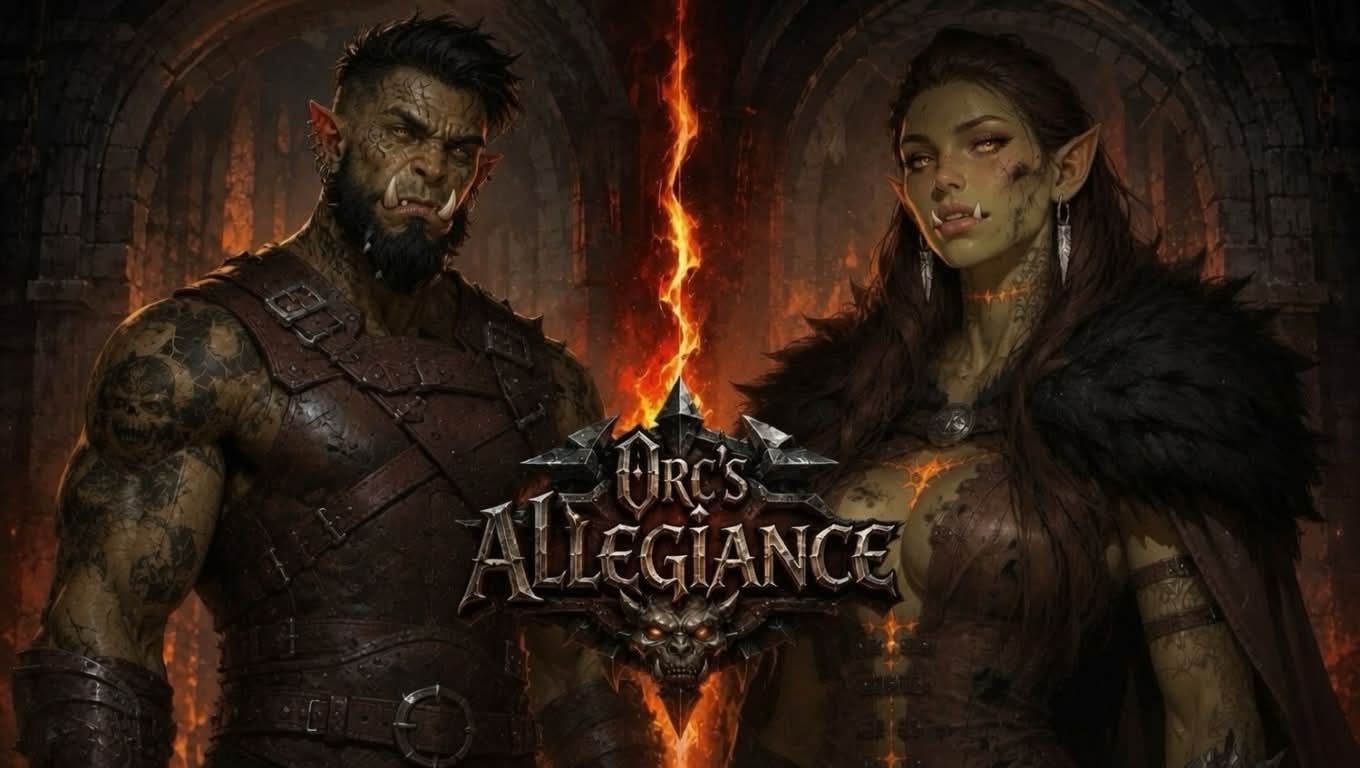 Cover art for Orc's Allegiance, a savehusbandos scenario on AI Dungeon