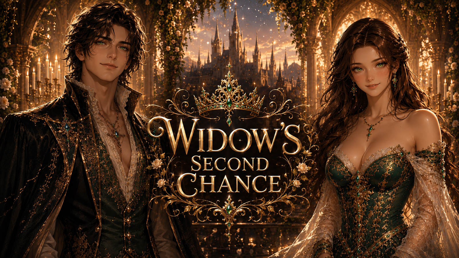 Cover art for Widow's Second Chance, a savehusbandos scenario on AI Dungeon