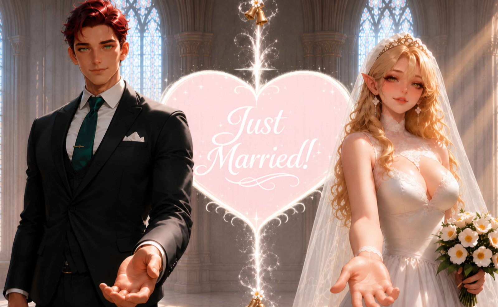 Cover art for Just Married, a savehusbandos scenario on AI Dungeon