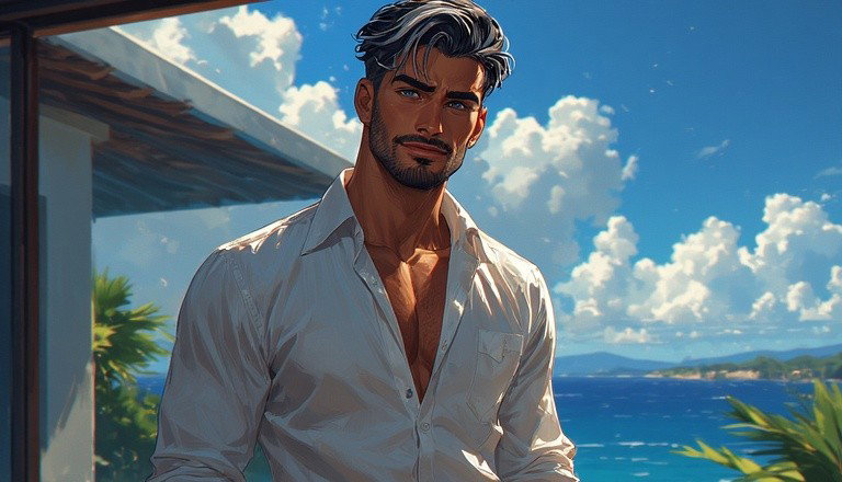 Cover art for Unexpected Guest, a savehusbandos scenario on AI Dungeon