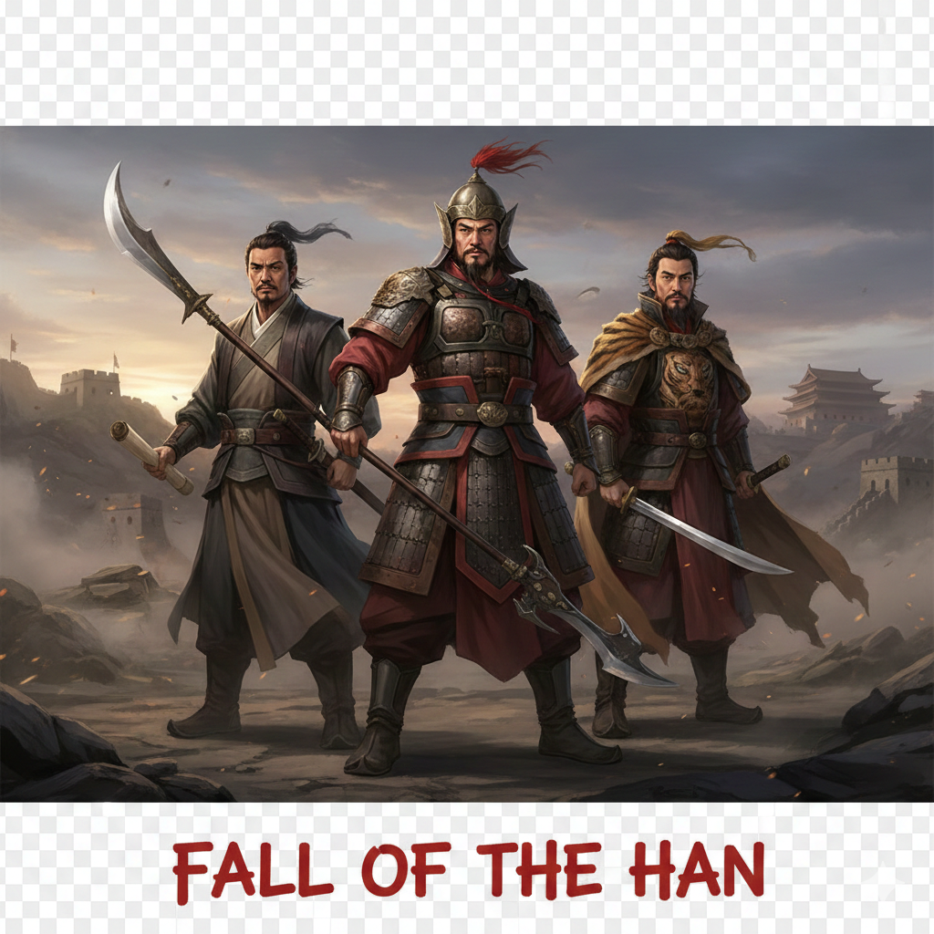 Cover art for Fall of the Han (Three Kingdoms Sandbox) (with IS) on AI Dungeon