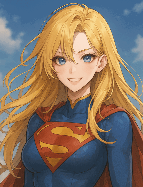 Cover art for DC: So...You're Supergirl?, a dc scenario on AI Dungeon