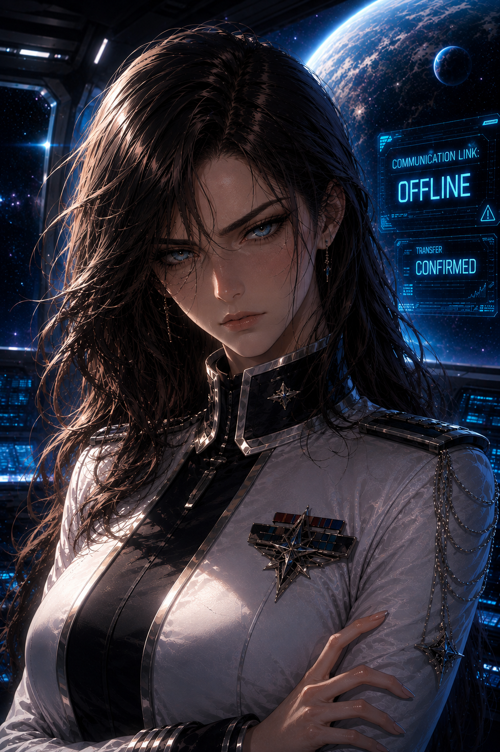 Cover art for Your Captain Hates You, a mystery scenario on AI Dungeon