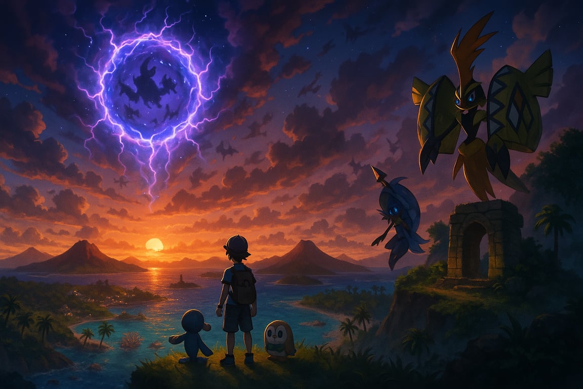 Cover art for Pokémon - Alola, a fantasy scenario on AI Dungeon