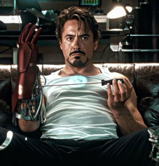 Cover art for You're Tony Stark (Iron Man), a marvel scenario on AI Dungeon