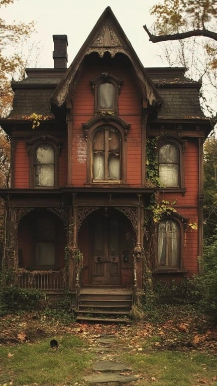 Cover art for A Haunted Victorian House, a victorian scenario on AI Dungeon