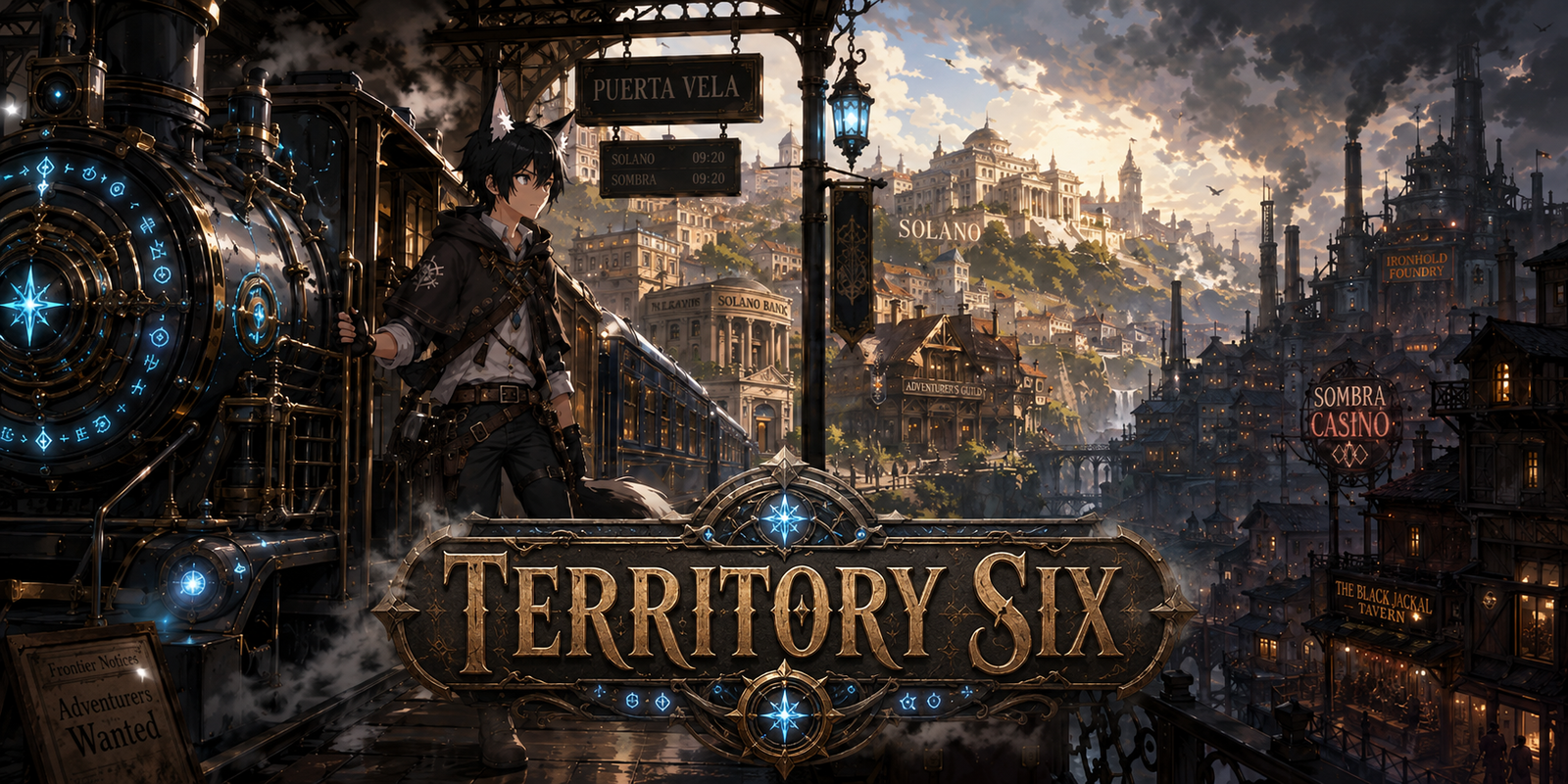 Cover art for Territory Six, a western scenario on AI Dungeon