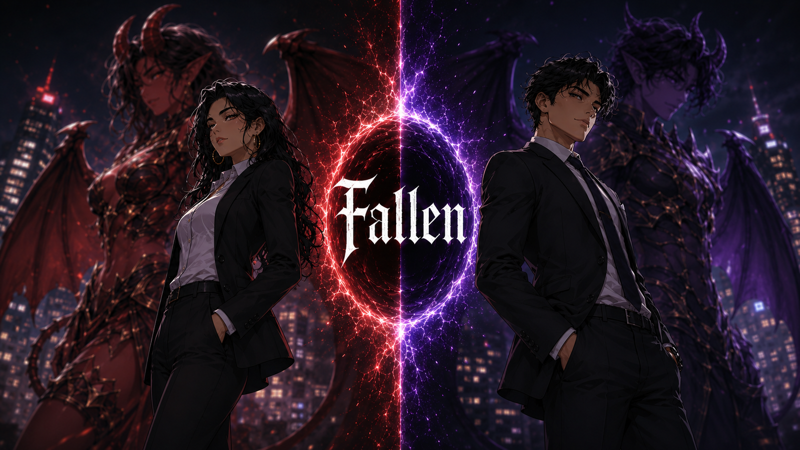 Cover art for Fallen, a fantasy scenario on AI Dungeon