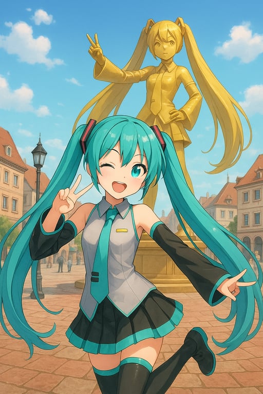 Cover art for Miku’s Song-Valley, a miku scenario on AI Dungeon