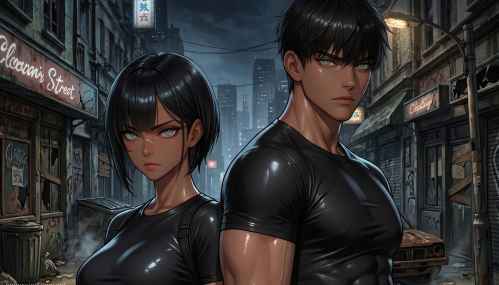 Cover art for Obsidian Shadows (🎭), an autocards scenario on AI Dungeon