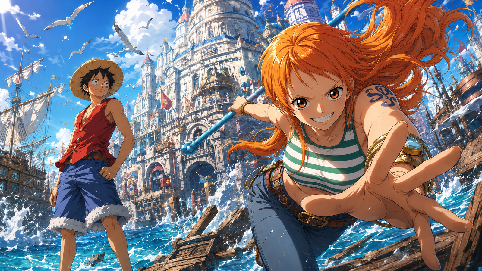 Cover art for One Piece Adventures, an one piece scenario on AI Dungeon