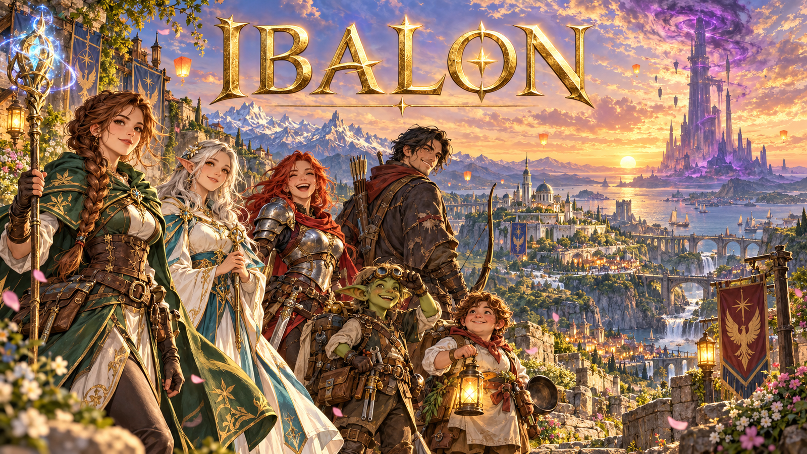 Cover art for Ibalon - A Living Classic Fantasy Adventure, a fantasy world on Voyage