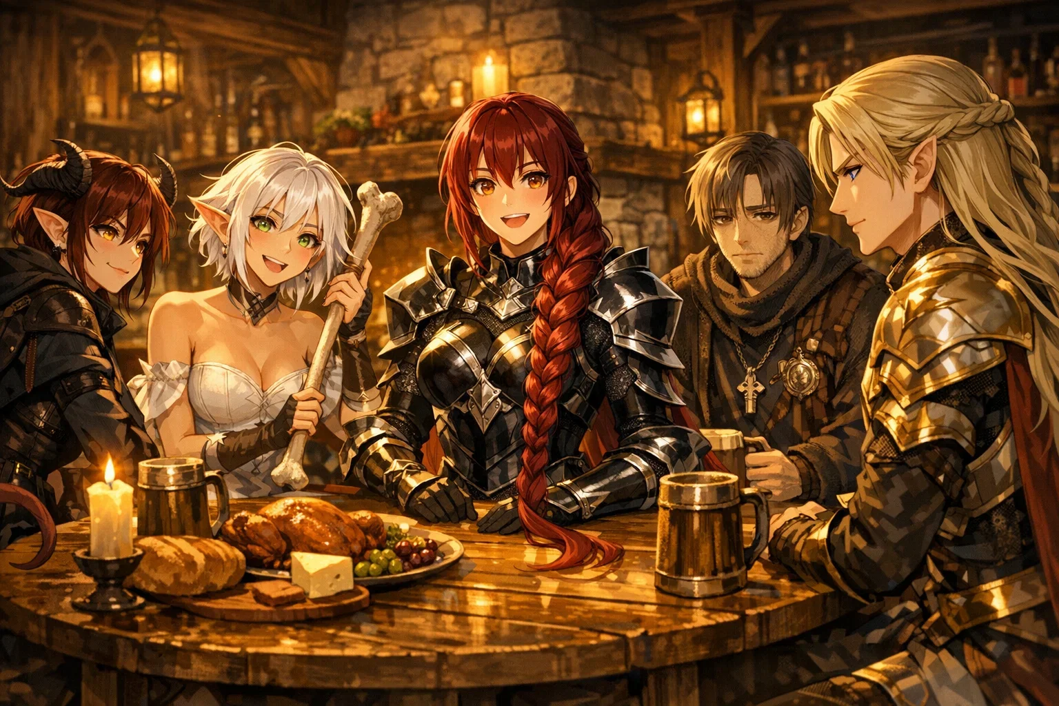 Cover art for Campfires, Crushes, & Catastrophes, a magic scenario on AI Dungeon