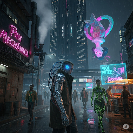 Cover art for Pax Mechanica 'An original world of my own making', an original scenario on AI Dungeon