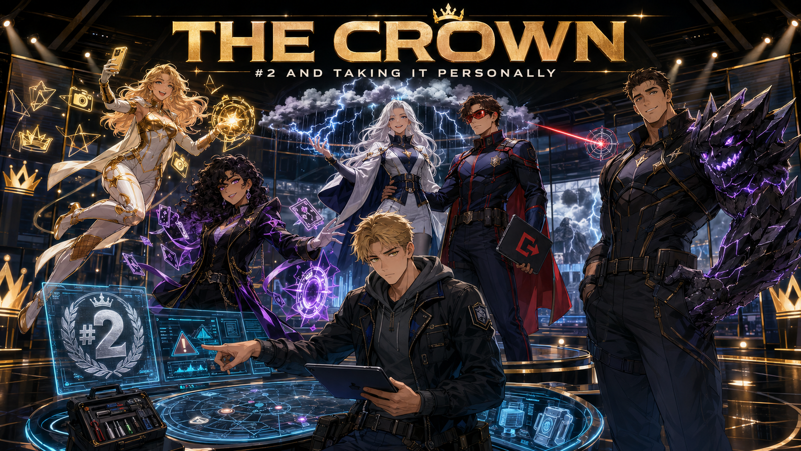 Cover art for Crestfall U: The Crown, a crestfall scenario on AI Dungeon