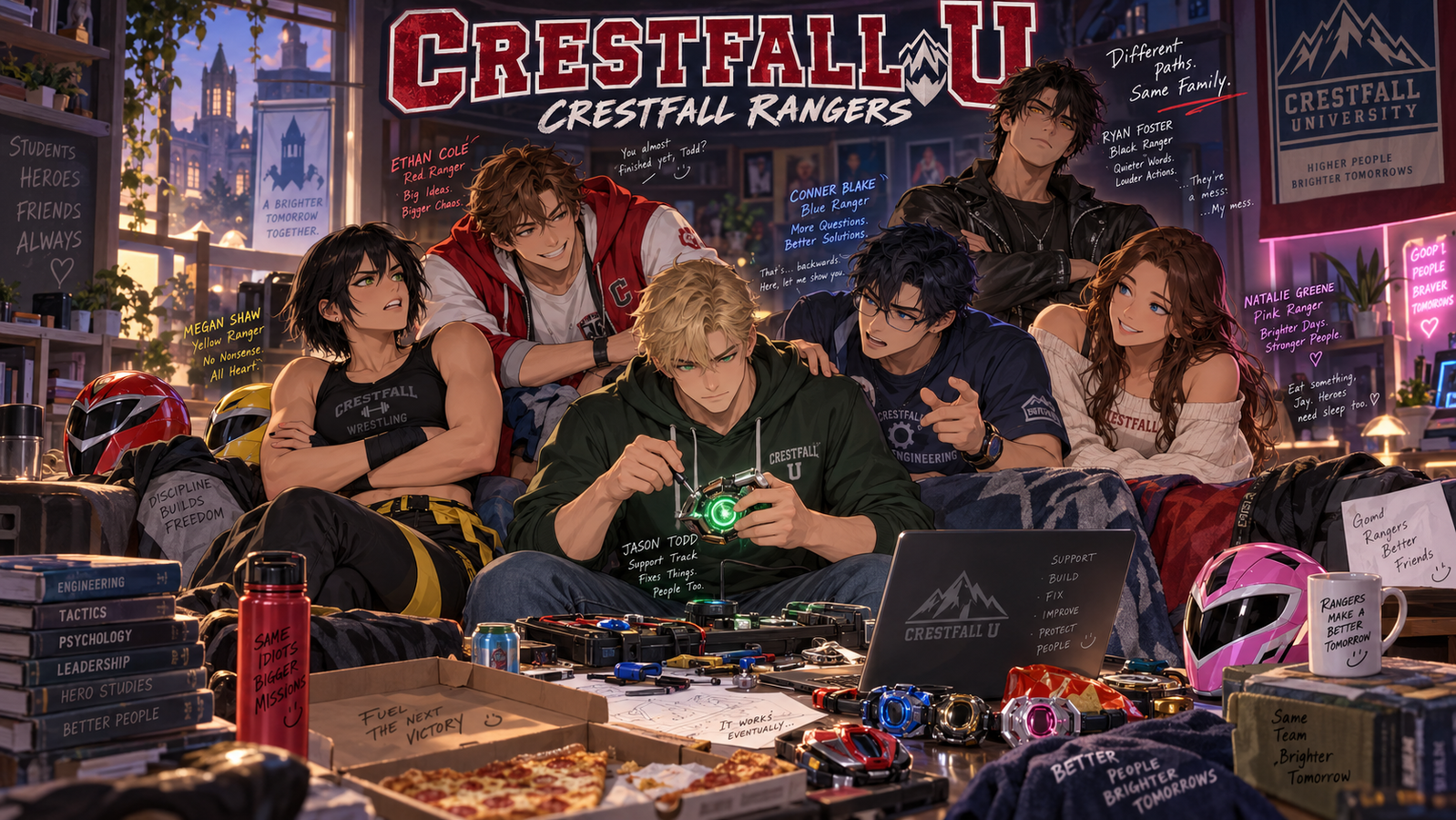Cover art for Crestfall U: Crestfall Rangers, a crestfall scenario on AI Dungeon