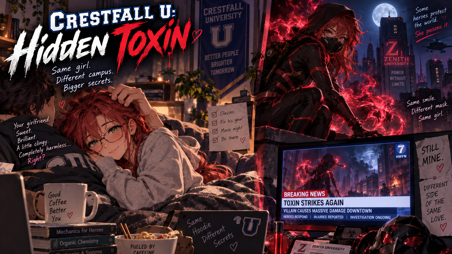 Cover art for Crestfall U: Your Villain Girlfriend on AI Dungeon