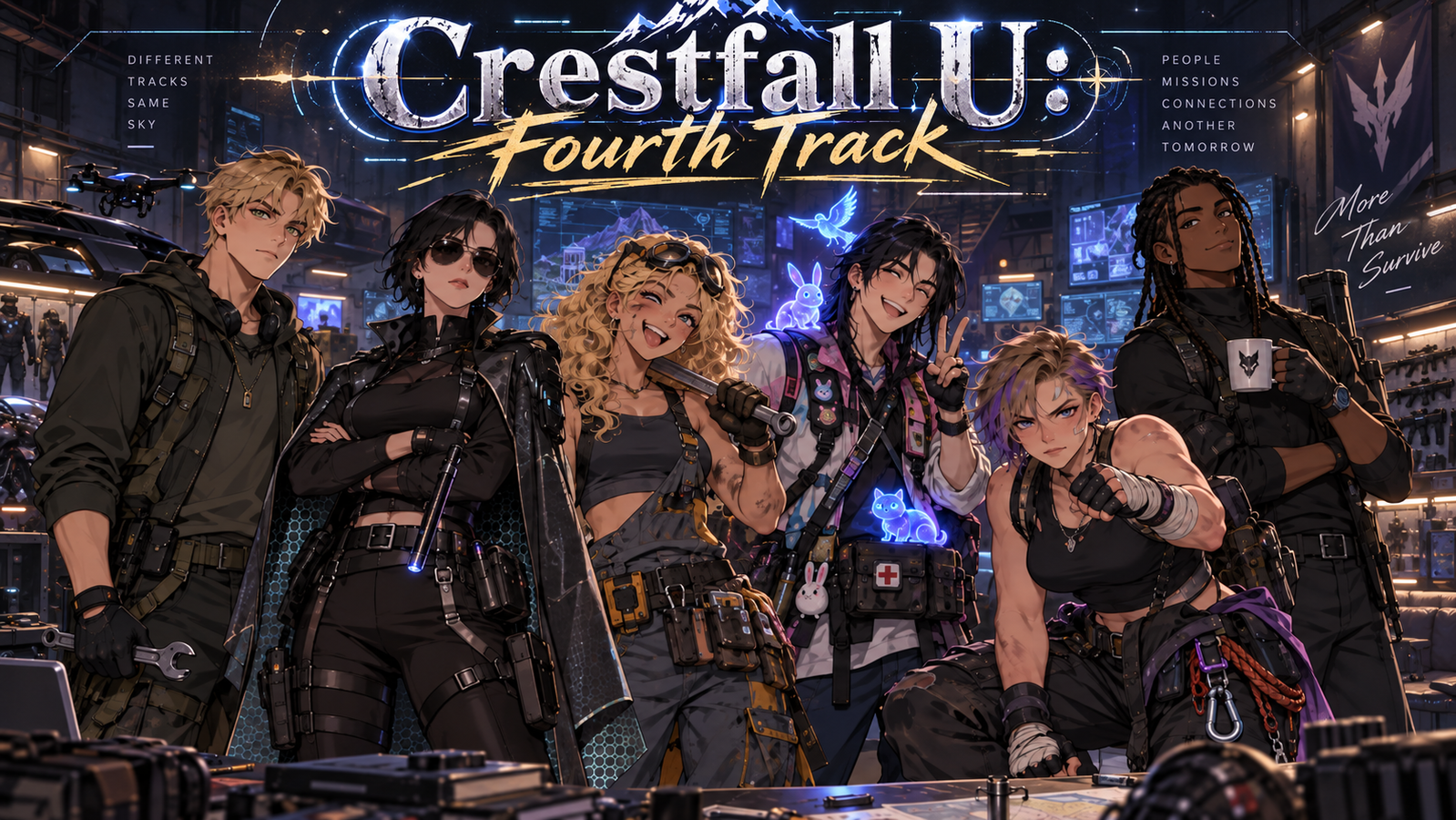 Cover art for Crestfall U: 4th Track, a crestfall scenario on AI Dungeon