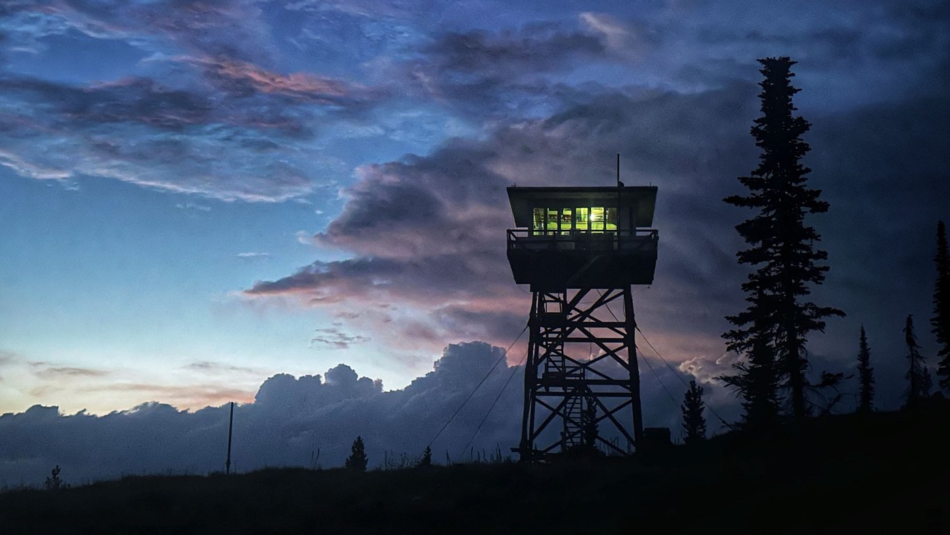Cover art for Be a Fire Lookout!, a wild scenario on AI Dungeon