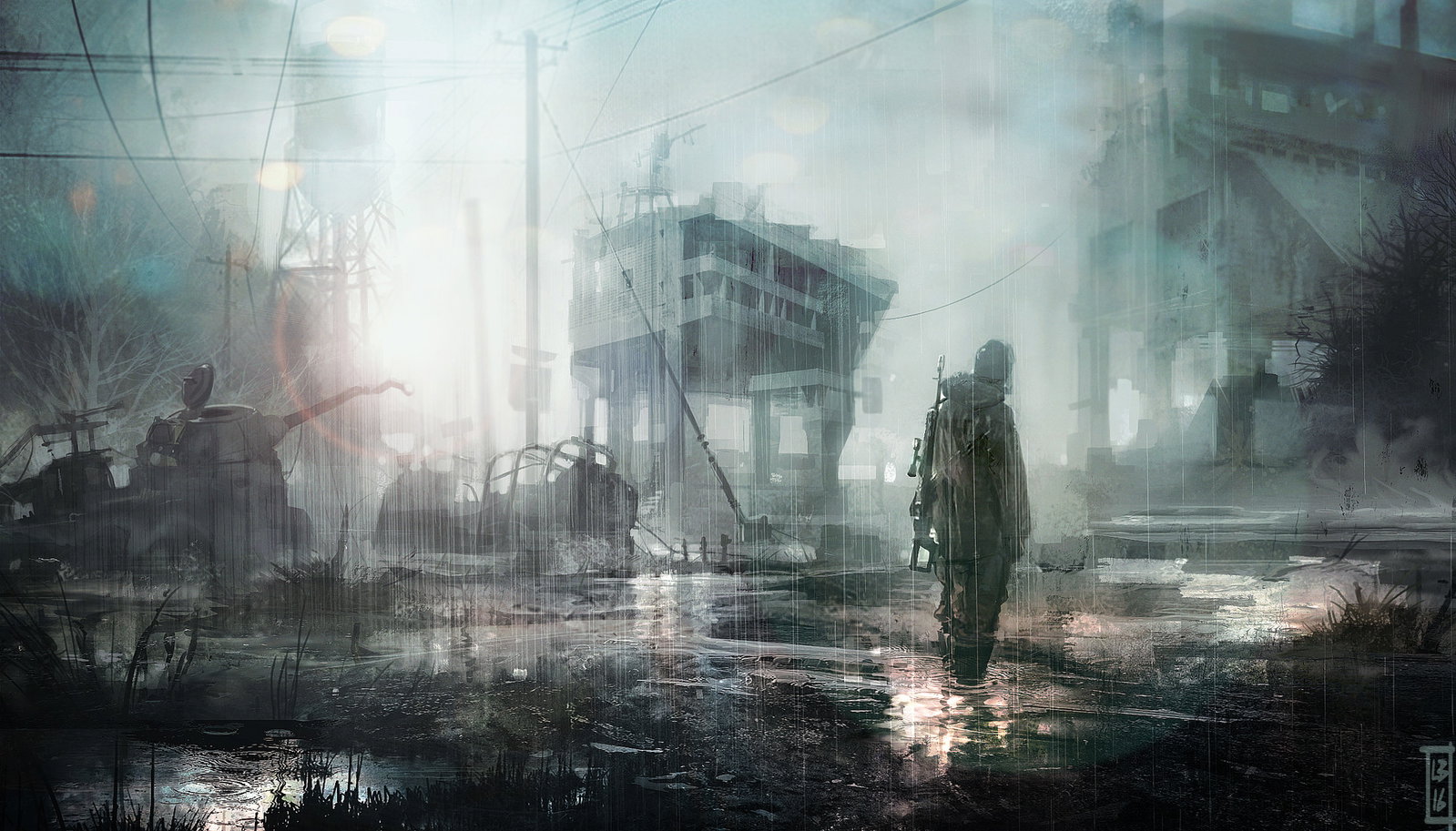 Cover art for After the Fall, a zombie scenario on AI Dungeon