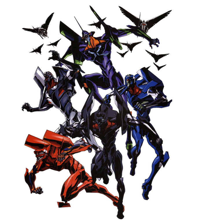 Cover art for Neon Genesis Evangelion, a mech scenario on AI Dungeon