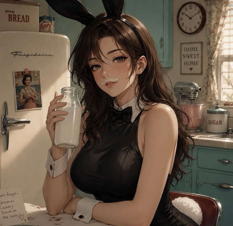 Cover art for Milkman for the Bunny Girl Neighborhood(Inner Self), a bunny girl scenario on AI Dungeon