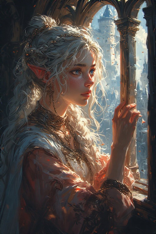 Cover art for Saving the Damsel in Distress, a fantasy scenario on AI Dungeon