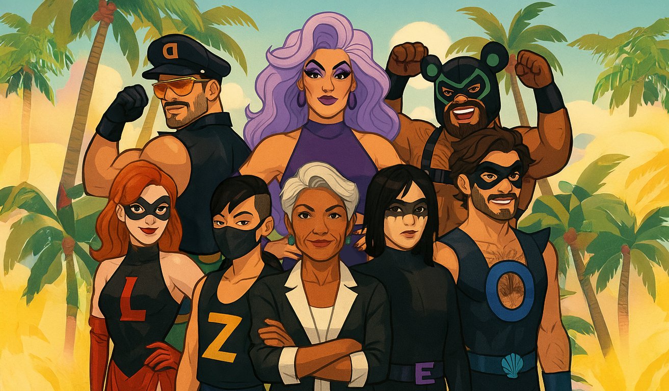 Cover art for The Alphabet Army, a lgbt scenario on AI Dungeon