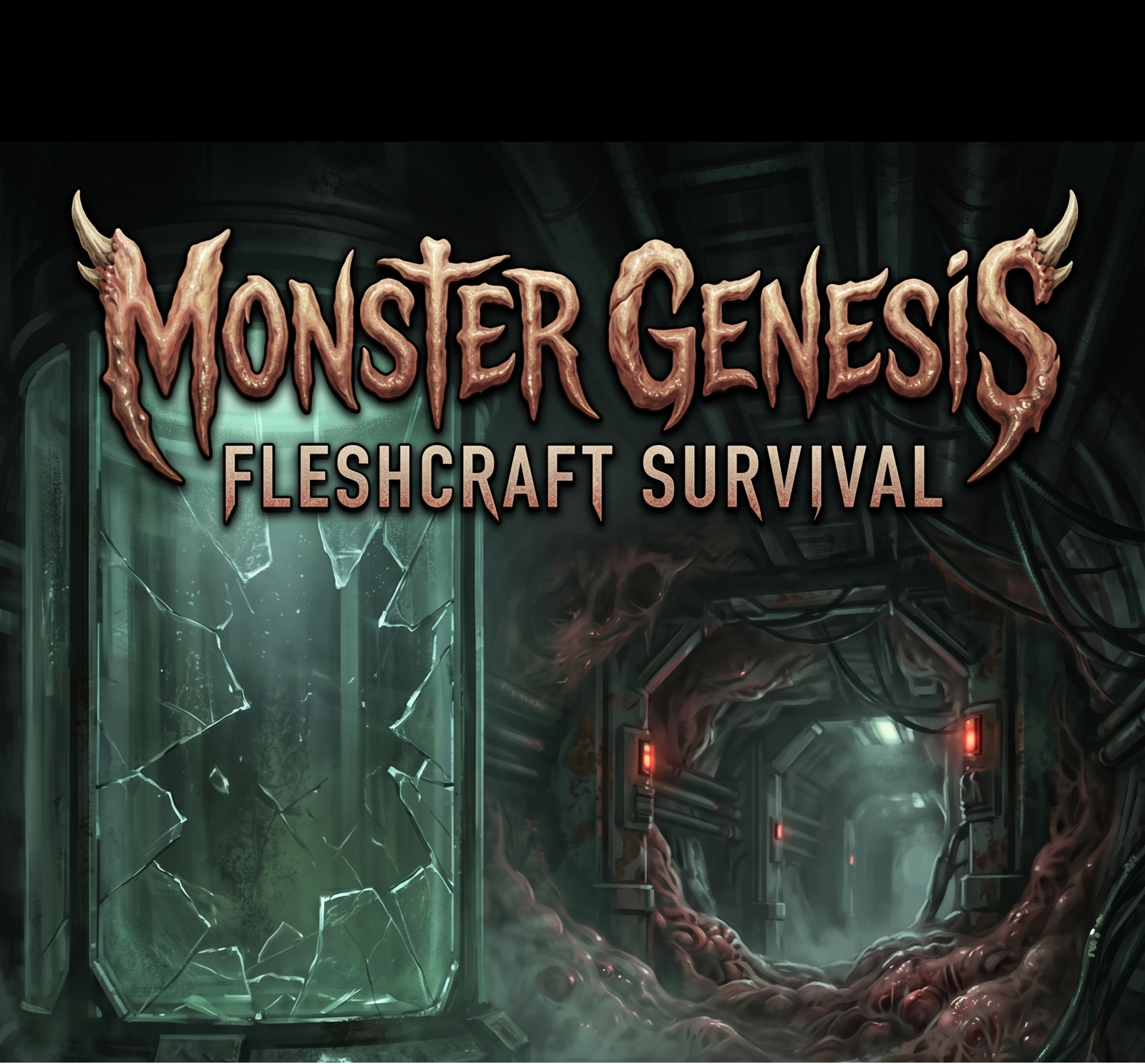 Cover art for Monster Genesis: Fleshcraft Survival, a monster world on Voyage