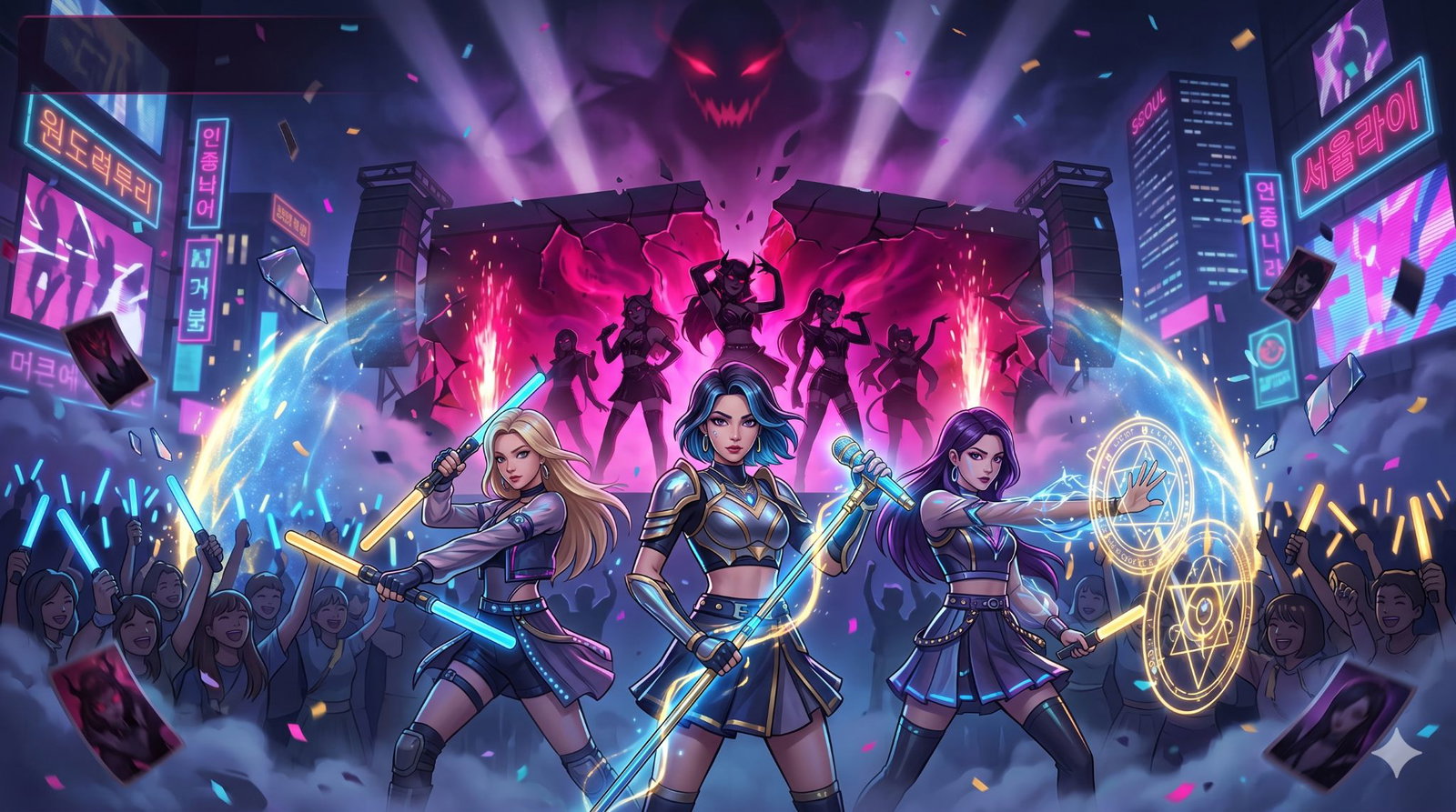 Cover art for Honmoon: Backstage Inferno, a kpop world on Voyage