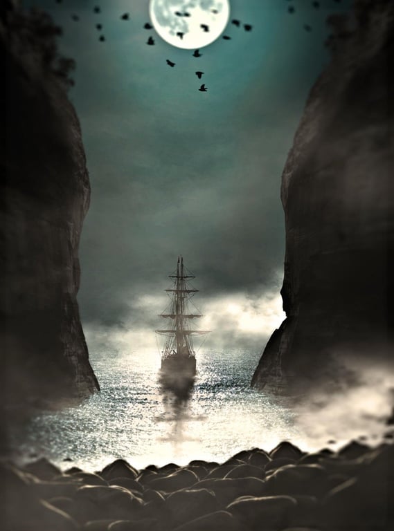 Cover art for Pirates Valley, an adventure scenario on AI Dungeon