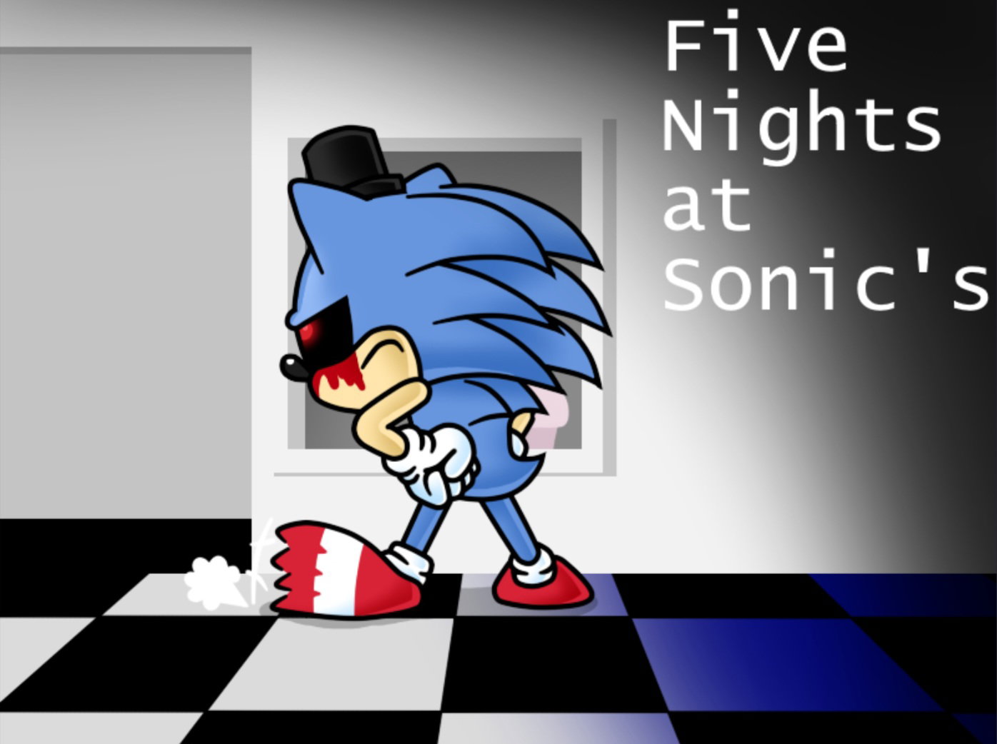 Cover art for Five Nights At Sonic's, a sonic scenario on AI Dungeon