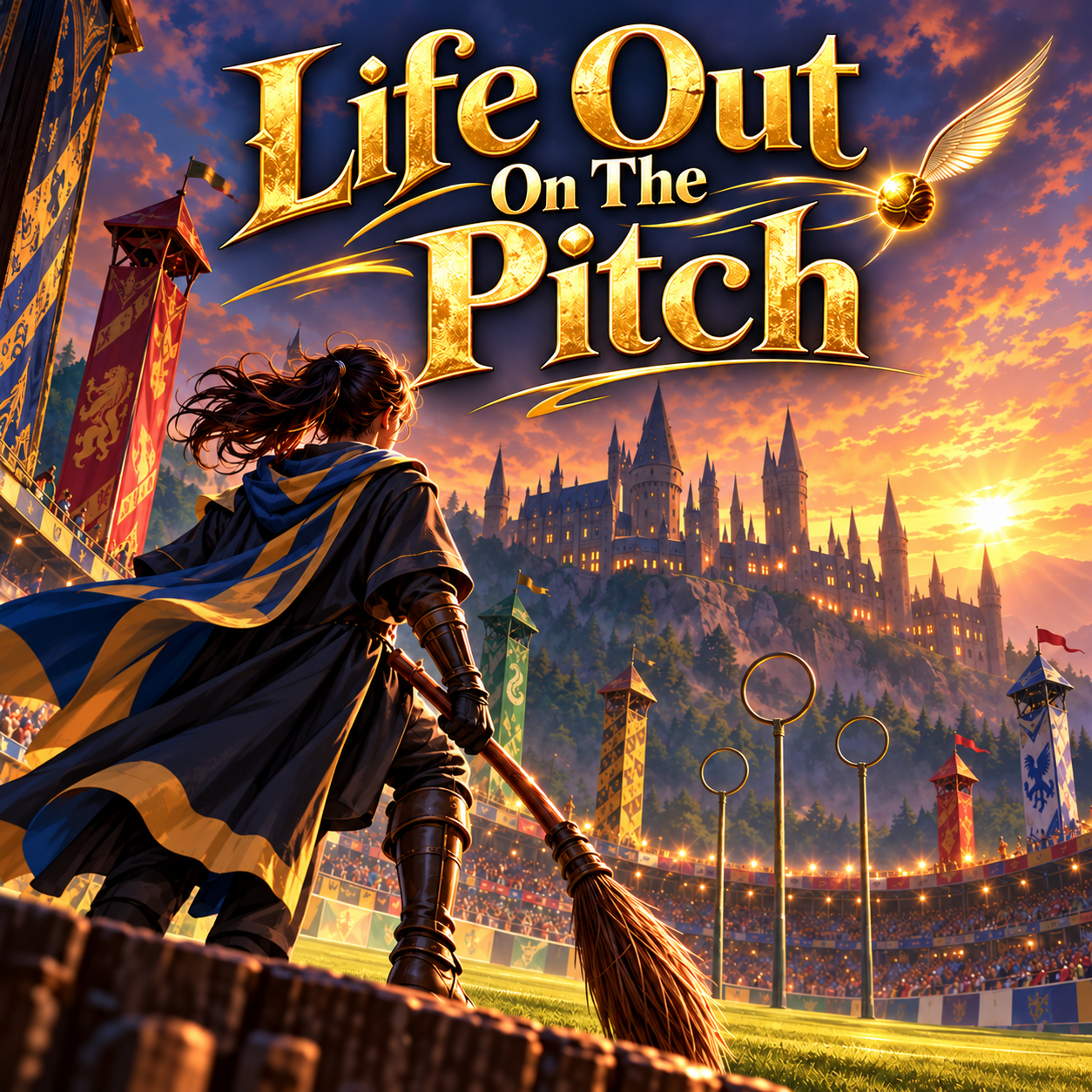 Cover art for Life Out On The Pitch, a harry potter scenario on AI Dungeon