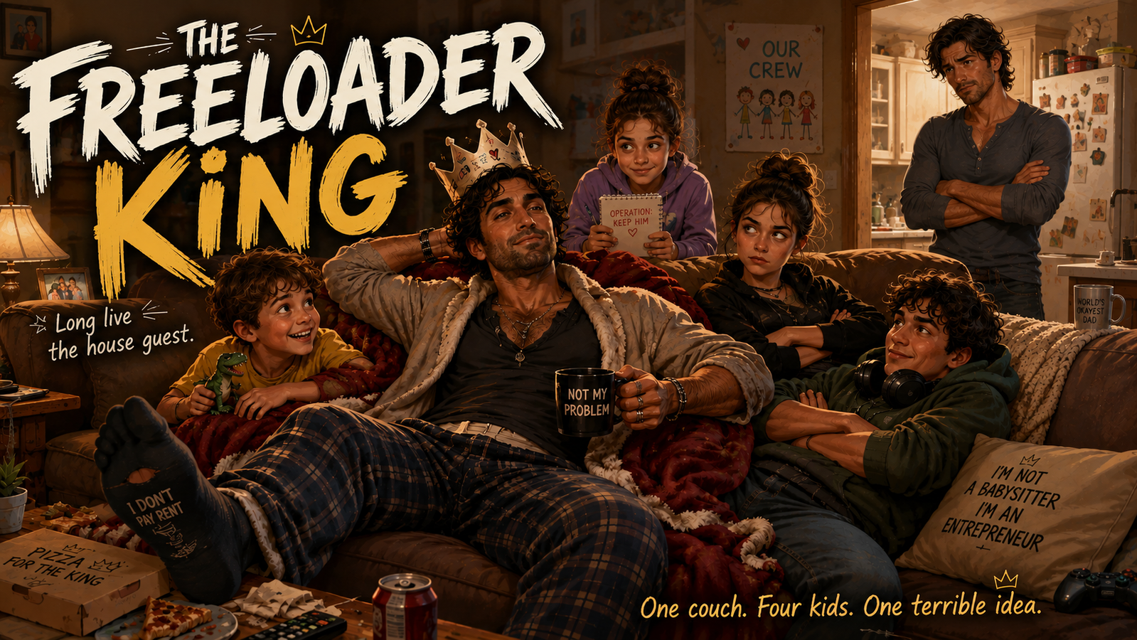 Cover art for Freeloader King - Single Dad, a slice of life scenario on AI Dungeon