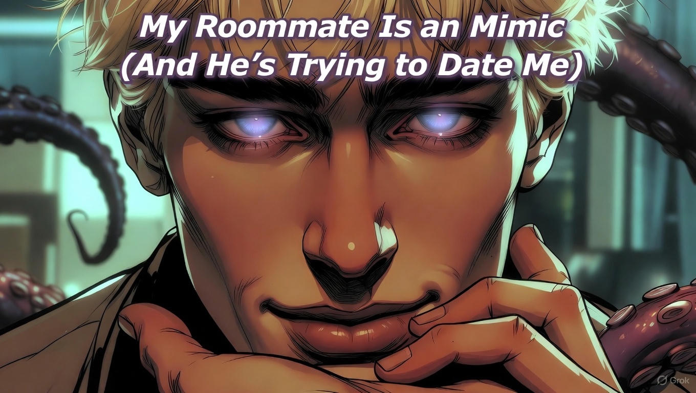 Cover art for My Roommate is a Mimic (And He's Trying to Date Me) đźŽâ€‹, a gay scenario on AI Dungeon