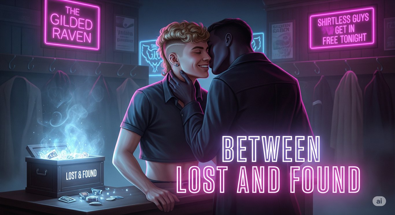 Cover art for Between Lost and Found, a lgbtq scenario on AI Dungeon
