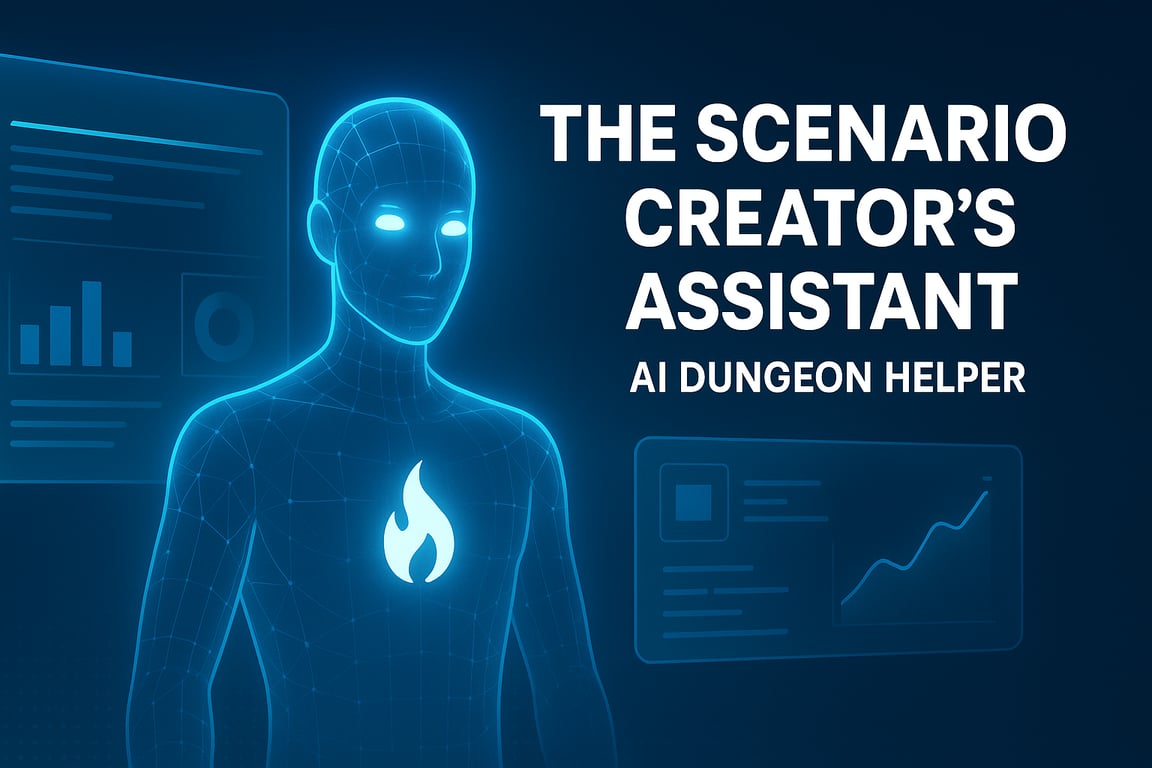 Cover art for The Scenario Creator’s Assistant — AI Dungeon Helper, an ai dungeon scenario on AI Dungeon