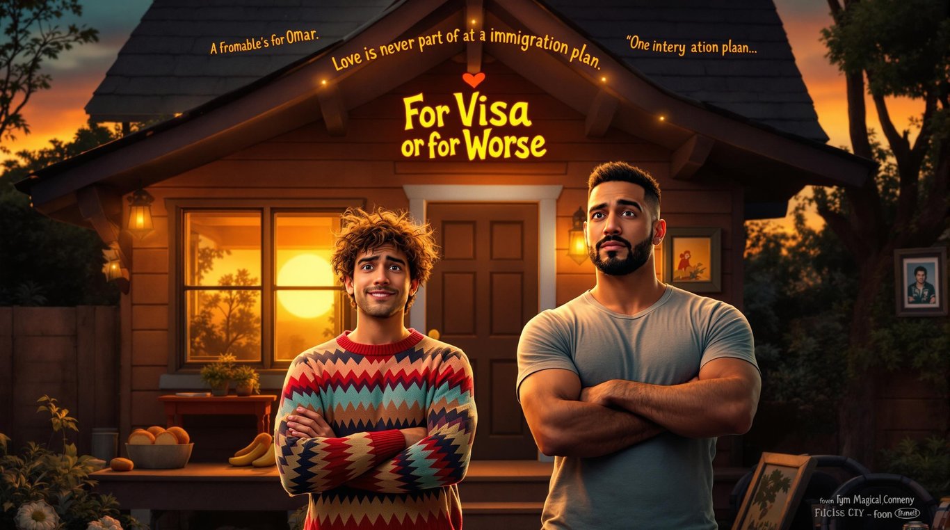 Cover art for For Visa or for Worse - Love was never part of the immigration plan, a lgbtq scenario on AI Dungeon