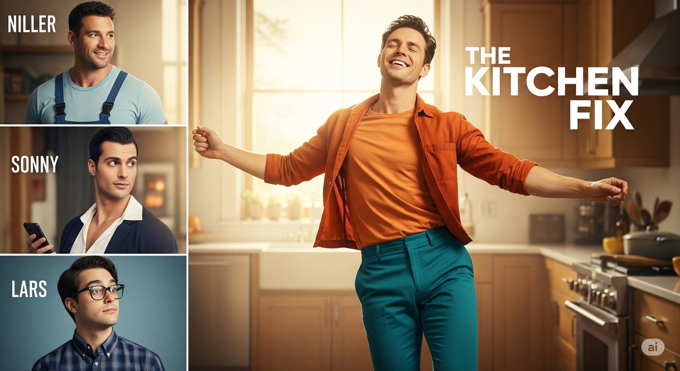 Cover art for The Kitchen Fix, a romance scenario on AI Dungeon