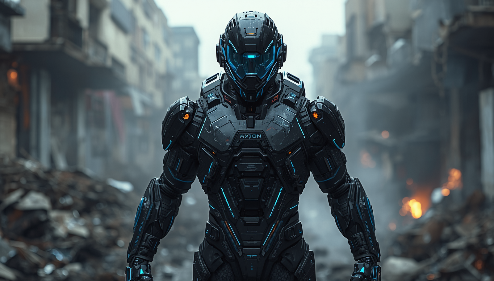 Cover art for A.X.I.O.N - The last hope ( Voyage version ), a military world on Voyage