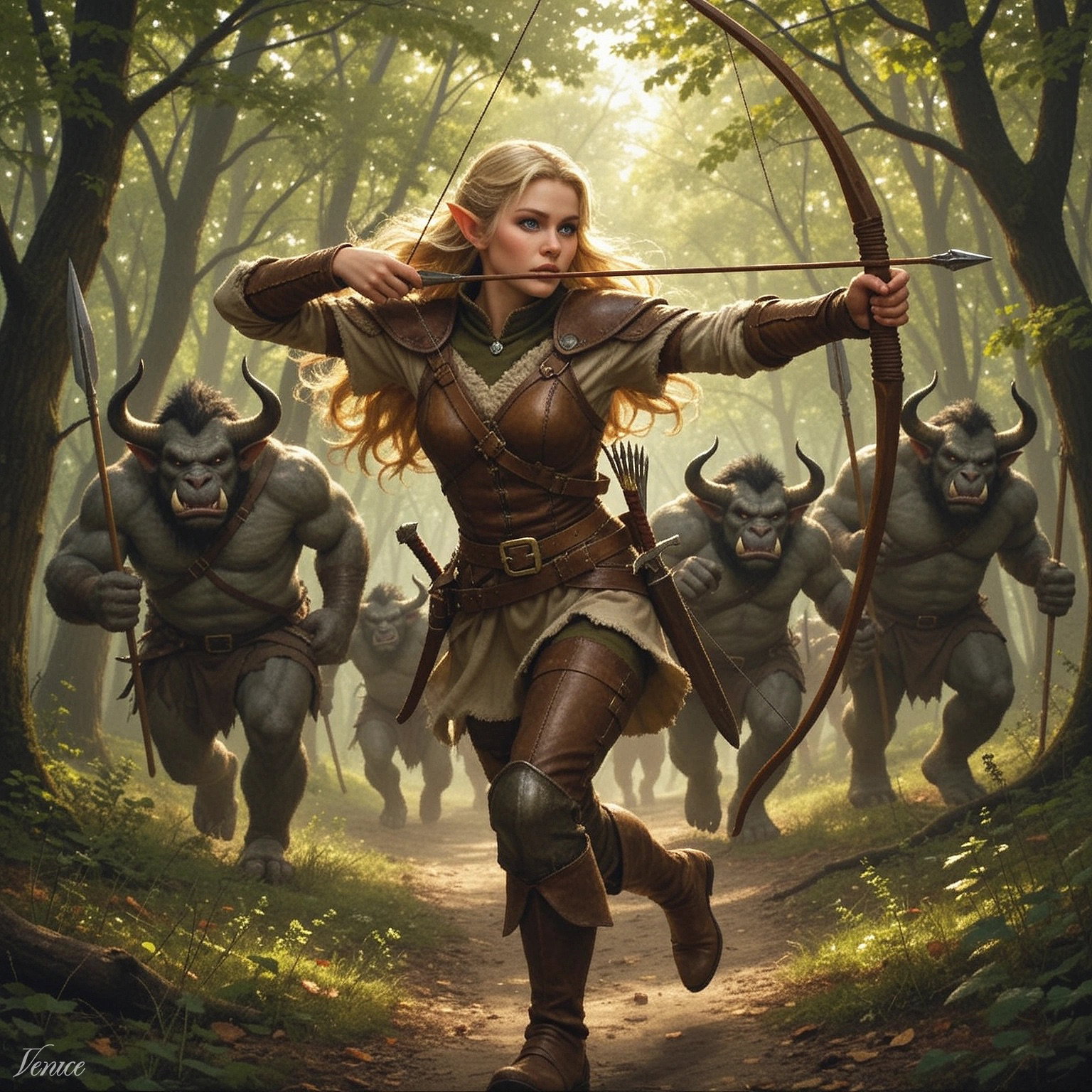 Cover art for Through Ash and Laurel, a magic scenario on AI Dungeon