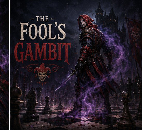 Cover art for The Fools Gambit, an adventure scenario on AI Dungeon