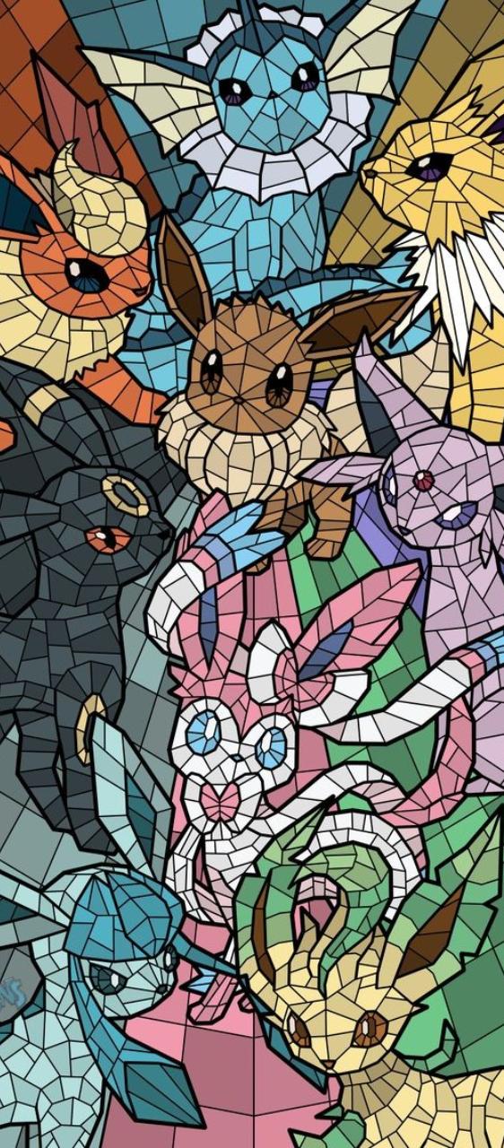 Cover art for Pokemon: Eevee Evolutions! (1.1.3, a pokemon scenario on AI Dungeon
