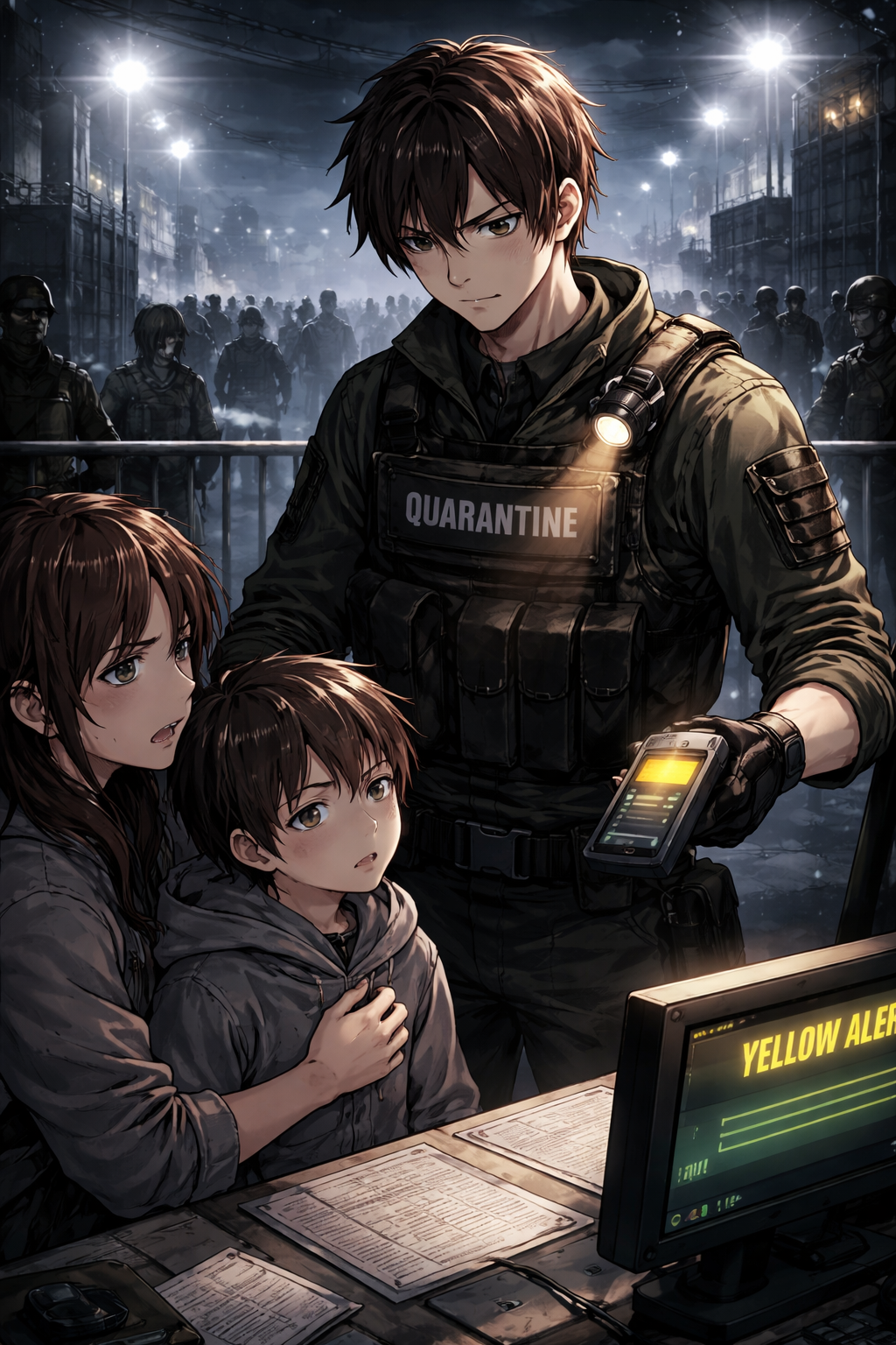 Cover art for Quarantine Zone , a zombie scenario on AI Dungeon