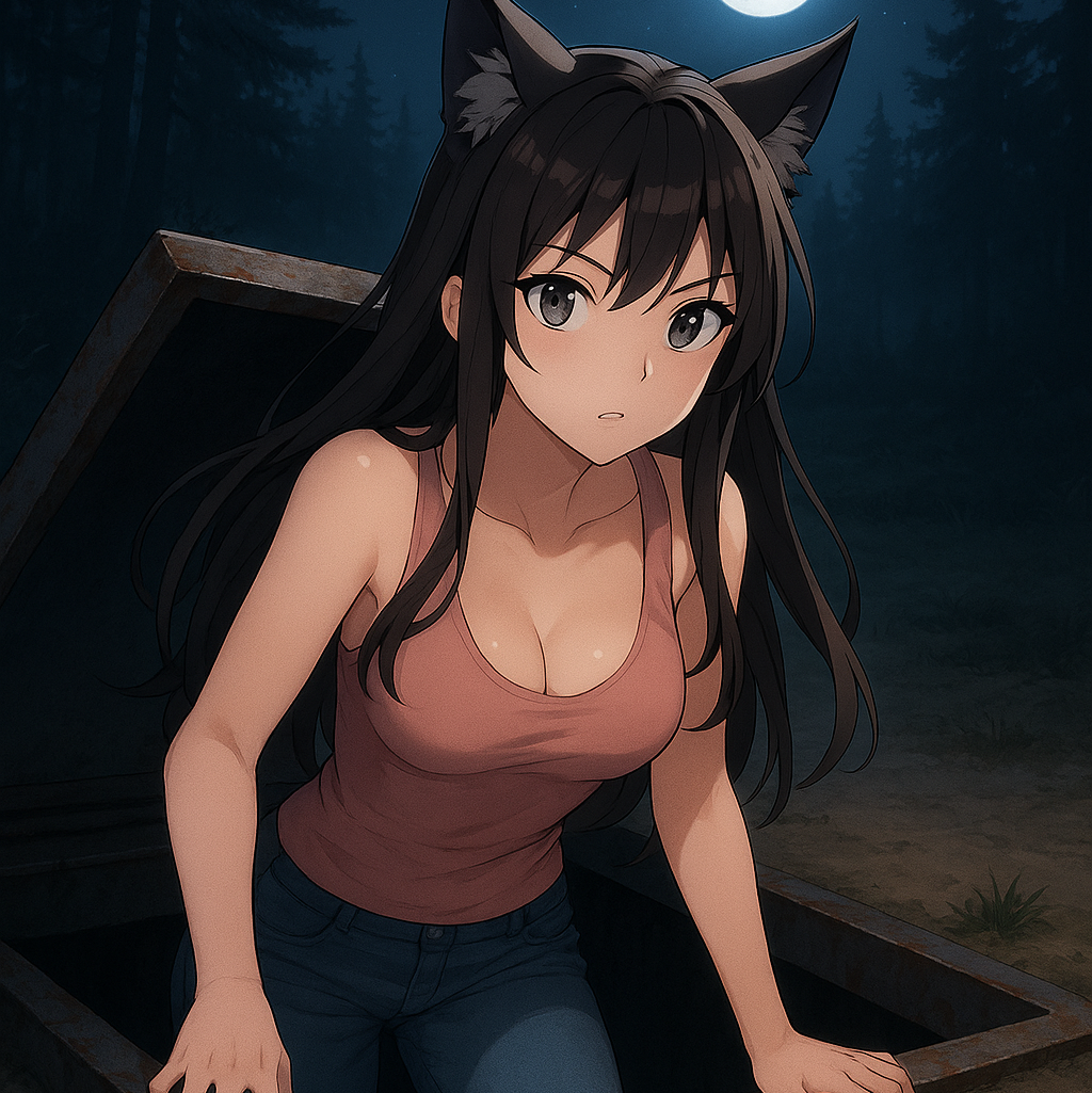 Cover art for First Luna, a werewolf scenario on AI Dungeon